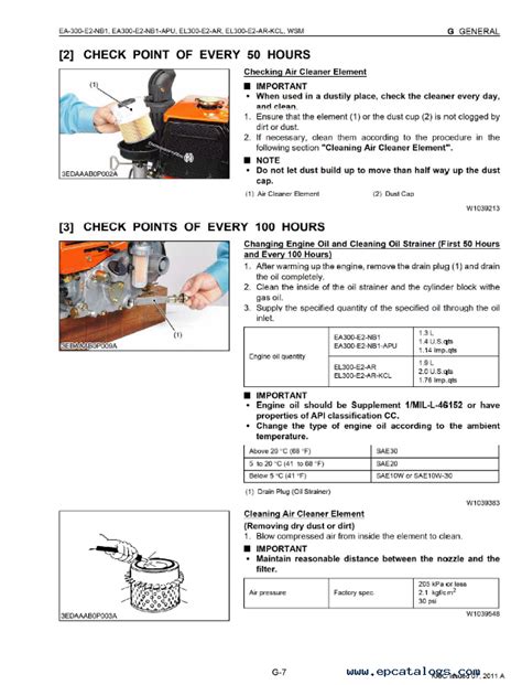 Kubota Ea300 E2 El300 E2 Workshop Repair Service Manual Pdf