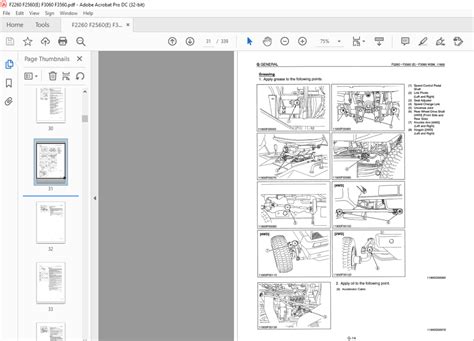 Kubota F2260 F2560 F3060 F3560 Workshop Service Manual Pdf