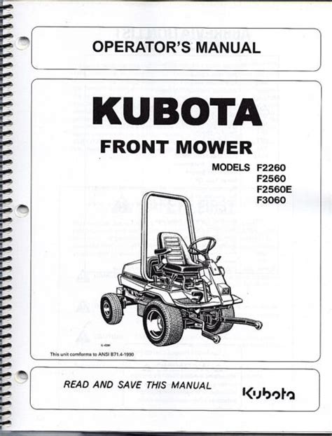 Kubota F2260 F2560 F3060 Factory Service Repair Manual Pdf