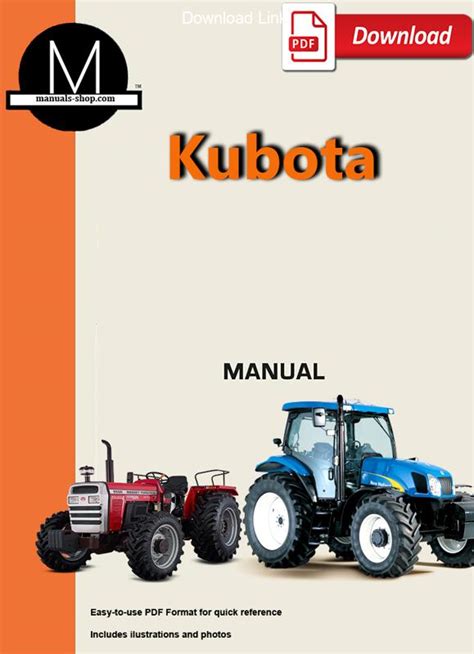 Kubota M6040 M7040 Tractor Service Repair Workshop Manual Instant Download German