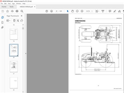 Kubota M8540 M9540 Tractor Workshop Service Manual Pdf