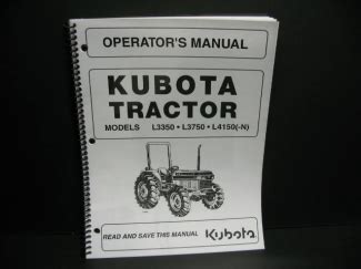 Kubota Owners Manual Free