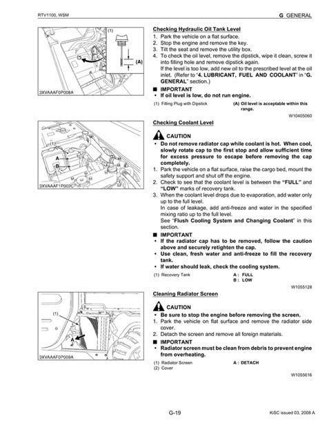 Kubota Rtv1100 Utility Vehicle Utv Service Repair Factory Manual Instant Download