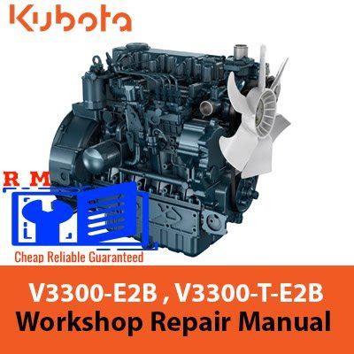 Kubota V3300 E2b Diesel Engine Factory Service Repair Manual