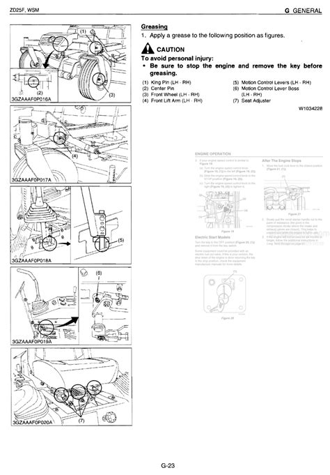 Kubota Zd25f Early Zero Turn Mower Workshop Service Manual Pdf