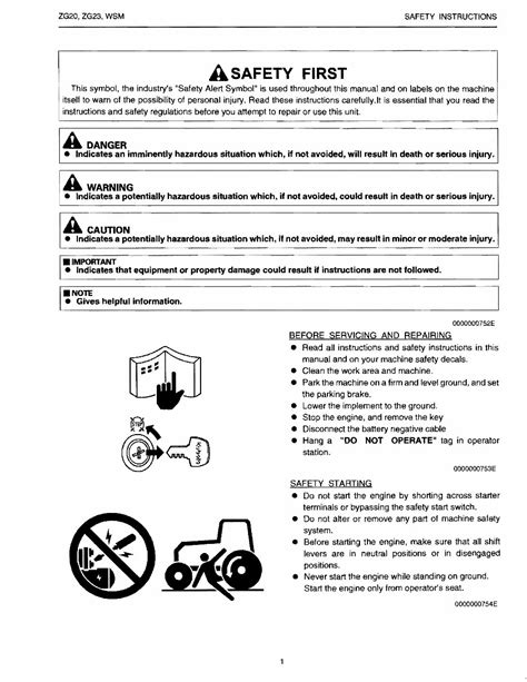 Kubota Zg20 Zero Turn Mower Workshop Service Repair Manual