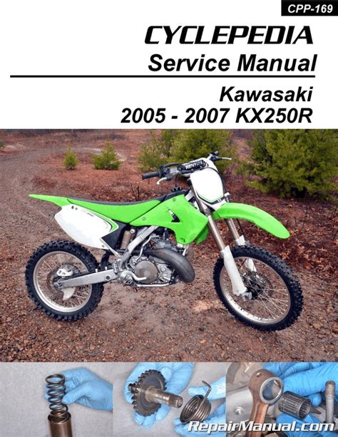 Kx250r Service Repair Workshop Manual 2005 2009