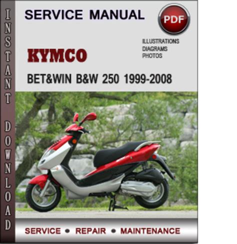 Kymco Bet Win B W 250 1999 2008 Factory Service Repair Manual Download Pdf