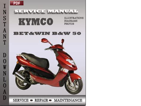 Kymco Bet Win B W 50 Factory Service Repair Manual Download