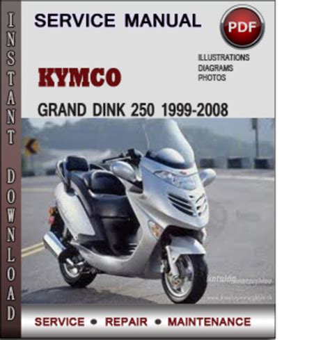 Kymco Dink 50 1999 2008 Factory Service Repair Manual