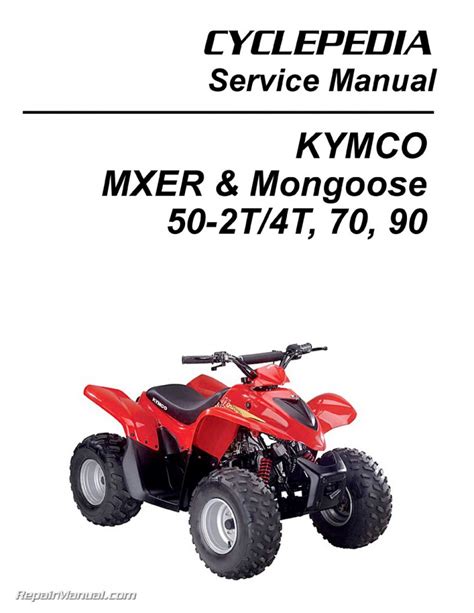 Kymco Mongoose Kxr50 Kxr90 Atv Full Service Repair Manual 2003 Onwards