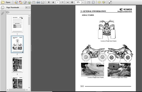 Kymco Mongoose Mxer50 Service Repair Manual Download