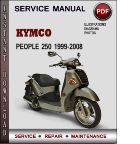 Kymco People 250 1999 2008 Factory Service Repair Manual Download Pdf