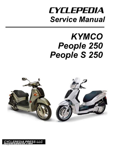 Kymco People 250 Service Repair Manual Parts Catalogue