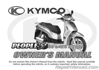 Kymco People S 50 125 200 4 Stroke Service Repair Manual