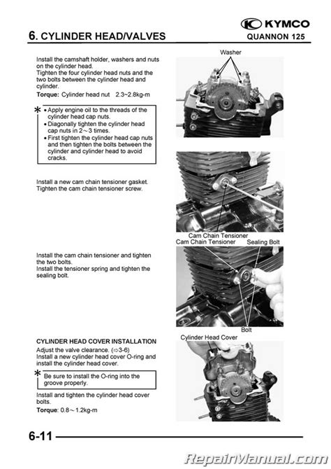 Kymco Quannon 125 Service Repair Manual