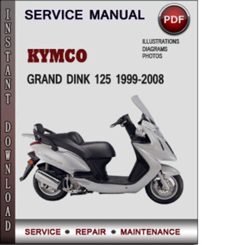 Kymco Scooter Service Manual Grand Dink 125 And 150 Repair