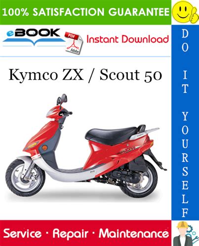 Kymco Scout 50 Scooter Full Service Repair Manual 2000 2007