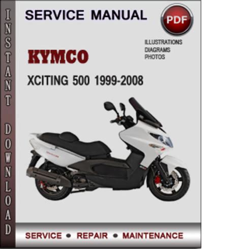 Kymco Xciting 500 1999 2008 Service Repair Manual Download