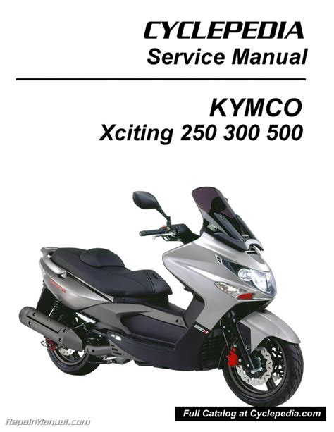 Kymco Xciting 500 250 Service Repair Manual Download