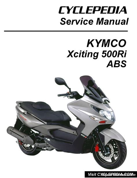 Kymco Xciting 500 Full Service Repair Manual