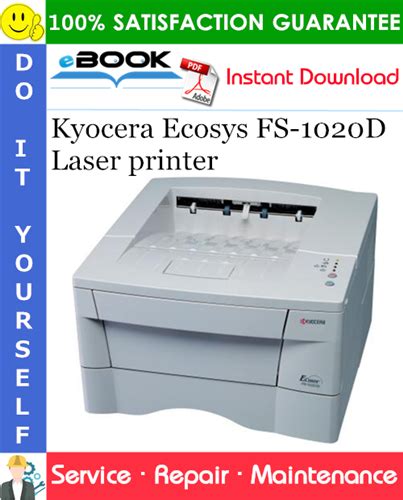 Kyocera Ecosys Fs 1020d Laser Printer Service Repair Manual Parts List