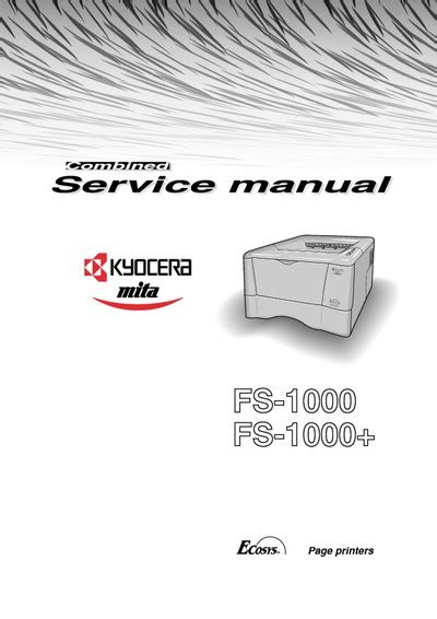 Kyocera Fs 1000 And Fs 1000 Plus Service Manual