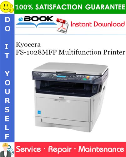 Kyocera Fs 1028mfp Multifunction Printer Service Repair Manual Parts List