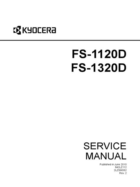 Kyocera Fs 1120 1320d Full Service Manual