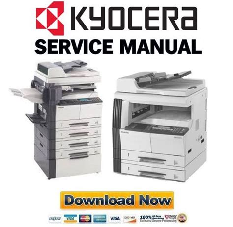 Kyocera Km 2550 Service Repair Manual Parts List