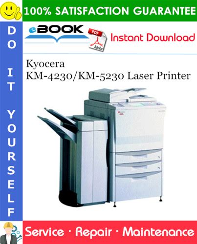 Kyocera Km 4230 Km 5230 Service Repair Manual Parts List