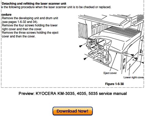 Kyocera Mita Km 3035 Km 4035 Km 5035 Service Repair Manual Download