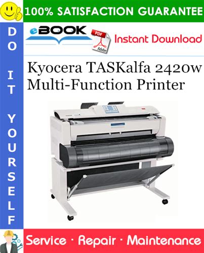 Kyocera Taskalfa 2420w Multi Function Printer Service Repair Manual