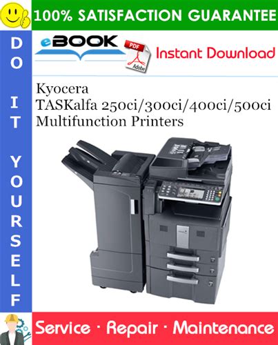 Kyocera Taskalfa 250ci 300ci 400c I500ci Service Manual