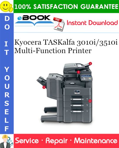 Kyocera Taskalfa 300i Service Repair Manual Parts List