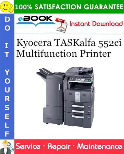 Kyocera Taskalfa 552ci Service Repair Manual Parts List