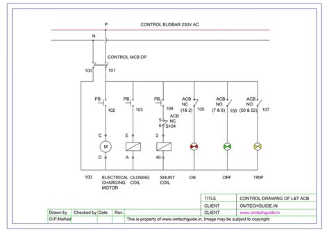 L T Acb Control Wiring Diagram