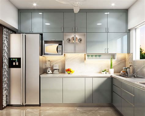 L-shaped Modular Kitchen Designs Catalogue