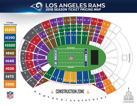 La Rams Seating Chart