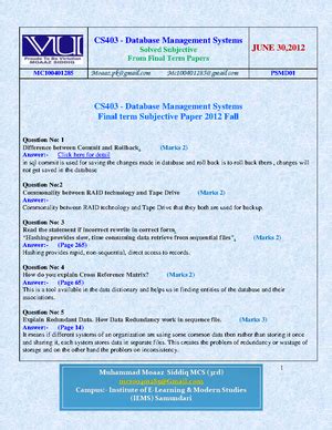 Lab Manual For Database Management System