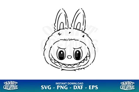 Labubu Face Printable