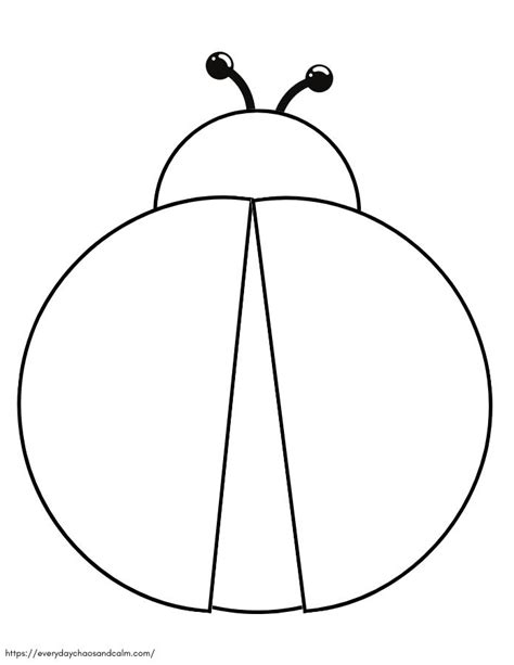 Lady Bug Template