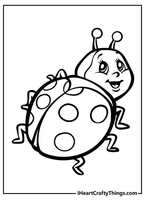 Ladybug Coloring Template