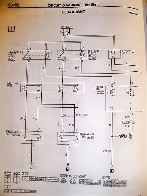 Lancer Headlight Wiring Diagram