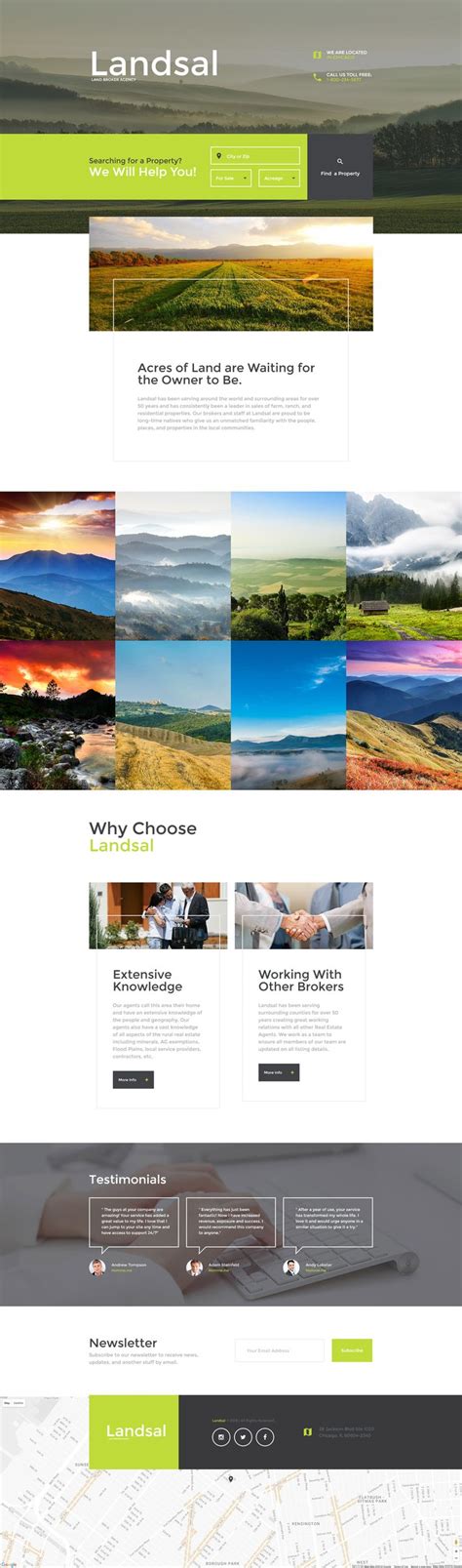 Land Page Template