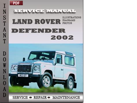 Land Rover Defender 2002 Factory Service Repair Manual