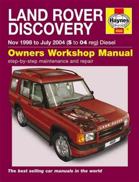 Land Rover Discovery Series Ii 1998 2004 Service Manual