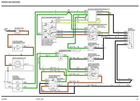 Land Rover Discovery Wiper Motor Wiring Diagram