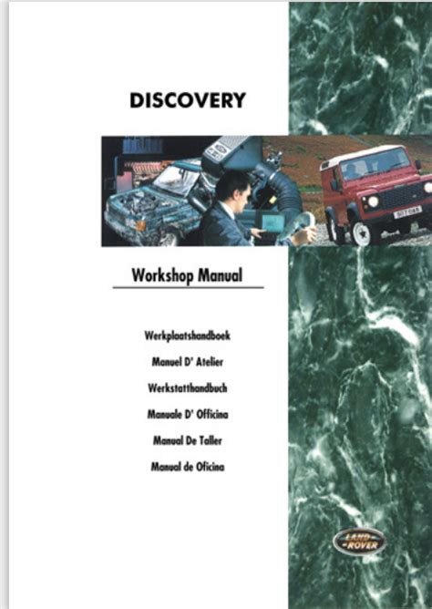 Land Rover Discovery Workshop Manual Free