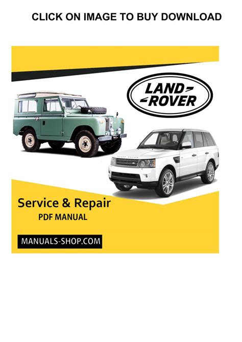 Land Rover Lr3 Discovery 3 Workshop Manual 2004 2008